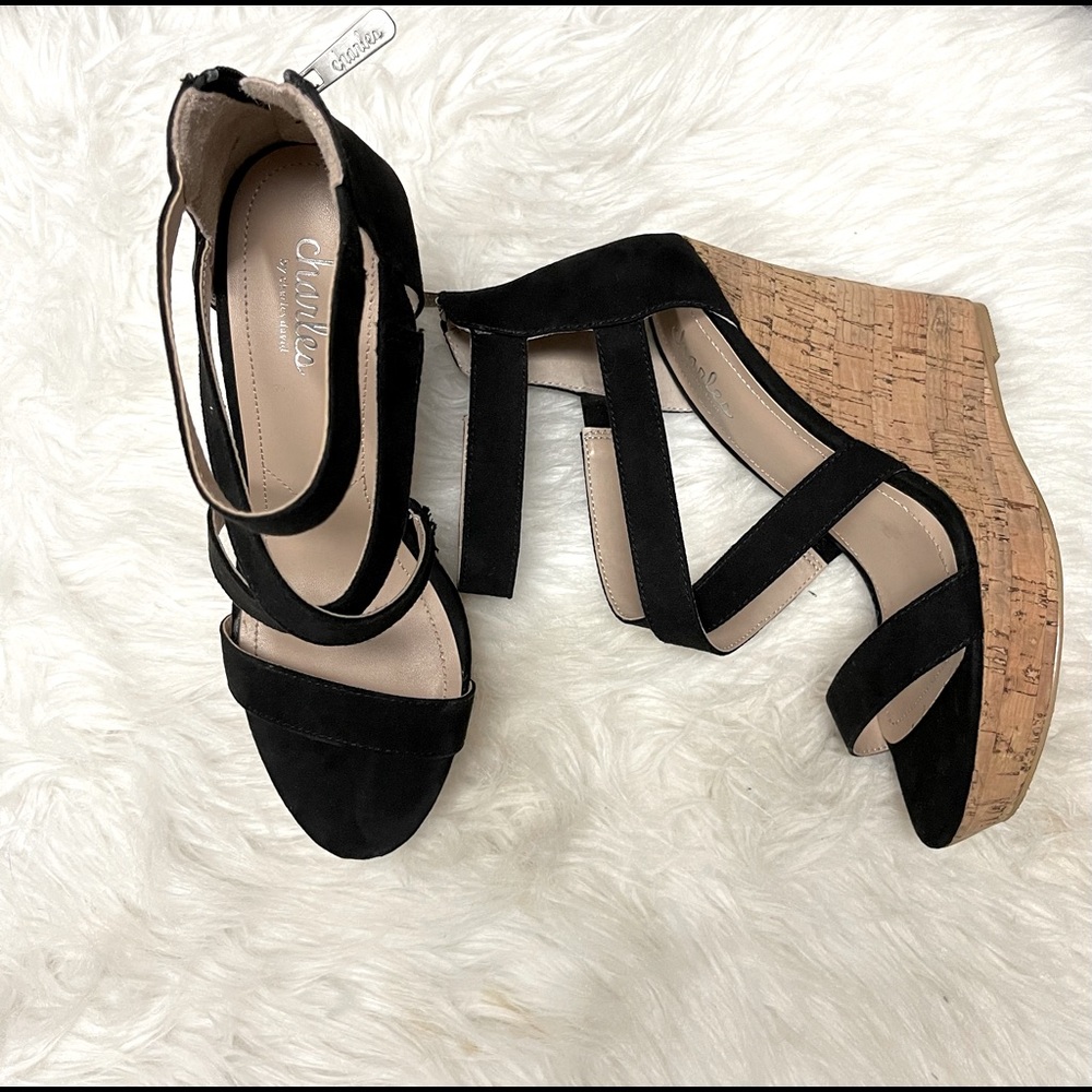 Charles David Corked Wedges